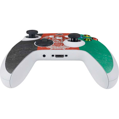 Afghanistan Flag Distressed Xbox Series S Controller Skin